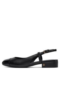 MICHAEL Michael Kors Baleriny Perla Flex Sling Flat 40R4PLFP1L Czarny. Kolor: czarny. Materiał: skóra #4
