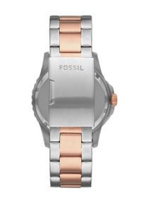 Fossil - Zegarek FS5654. Kolor: srebrny. Materiał: materiał #2
