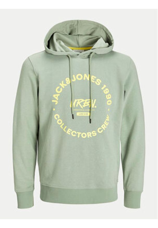 Jack & Jones Bluza Simon 12269353 Zielony Standard Fit. Kolor: zielony. Materiał: bawełna, syntetyk