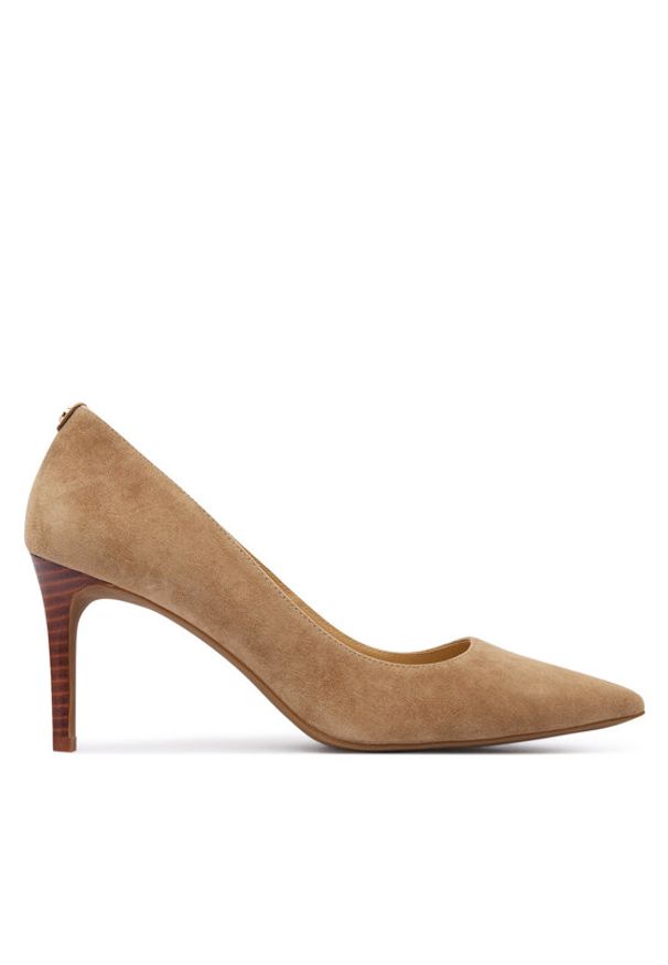 MICHAEL Michael Kors Szpilki Alina 40F5HNMP1S Brązowy. Kolor: brązowy. Materiał: zamsz, skóra. Obcas: na szpilce