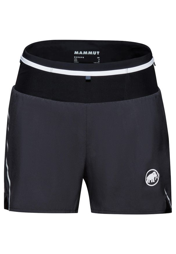 Spodenki do biegania damskie Mammut Aenergy TR 2 in 1 Shorts. Kolor: czarny. Sport: turystyka piesza
