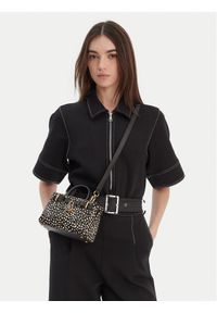 TOMMY HILFIGER - Tommy Hilfiger Torebka American Icon Micro Tote Deer Le AW0AW18168 Czarny. Kolor: czarny. Materiał: skórzane #1