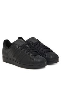 Adidas - adidas Sneakersy Superstar II JI0081 Czarny. Kolor: czarny. Materiał: skóra. Model: Adidas Superstar #4