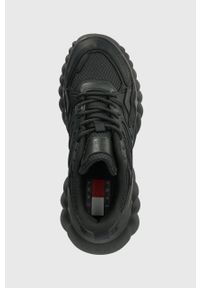 Tommy Jeans sneakersy TJM CLOUD OUTSOLE kolor szary EM0EM01196. Nosek buta: okrągły. Zapięcie: sznurówki. Kolor: szary. Materiał: włókno, materiał #3