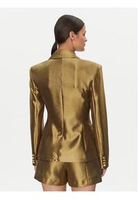 Guess Marynarka 5GGN20 7312A Złoty Regular Fit. Kolor: złoty. Materiał: wiskoza
