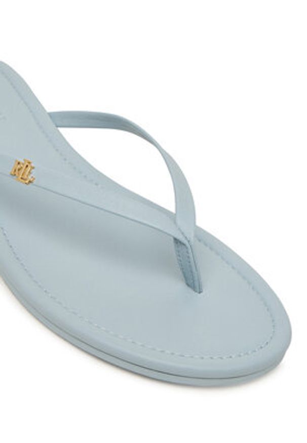Lauren Ralph Lauren - LAUREN RALPH LAUREN Japonki 802953931012 Niebieski jasny. Kolor: niebieski. Materiał: skóra