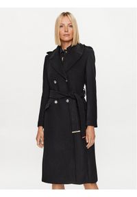 Płaszcz wełniany Morgan. Kolor: czarny. Materiał: wełna #1