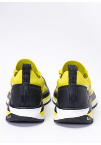 Sneakersy męskie żółte EA7 Emporio Armani X8X113 XK269 Q701. Okazja: do pracy, na spacer, na co dzień. Kolor: żółty. Sport: turystyka piesza #2