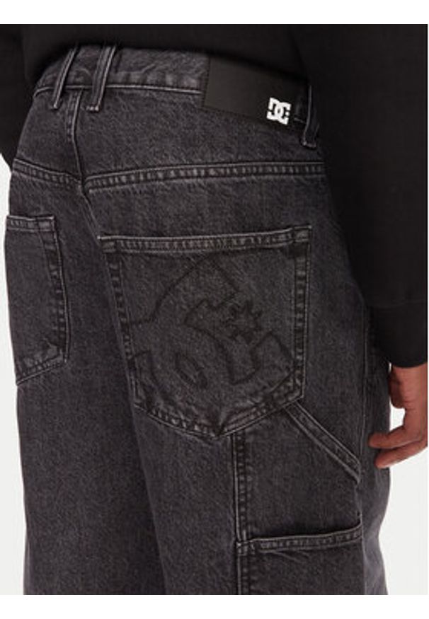 DC Jeansy Worker Carpenter Bac EDYDP03432 Czarny Baggy Fit. Kolor: czarny