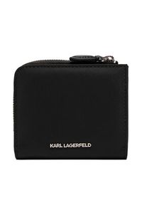 Karl Lagerfeld - KARL LAGERFELD Mały Portfel Damski A4W32012 Czarny. Kolor: czarny. Materiał: skóra #4