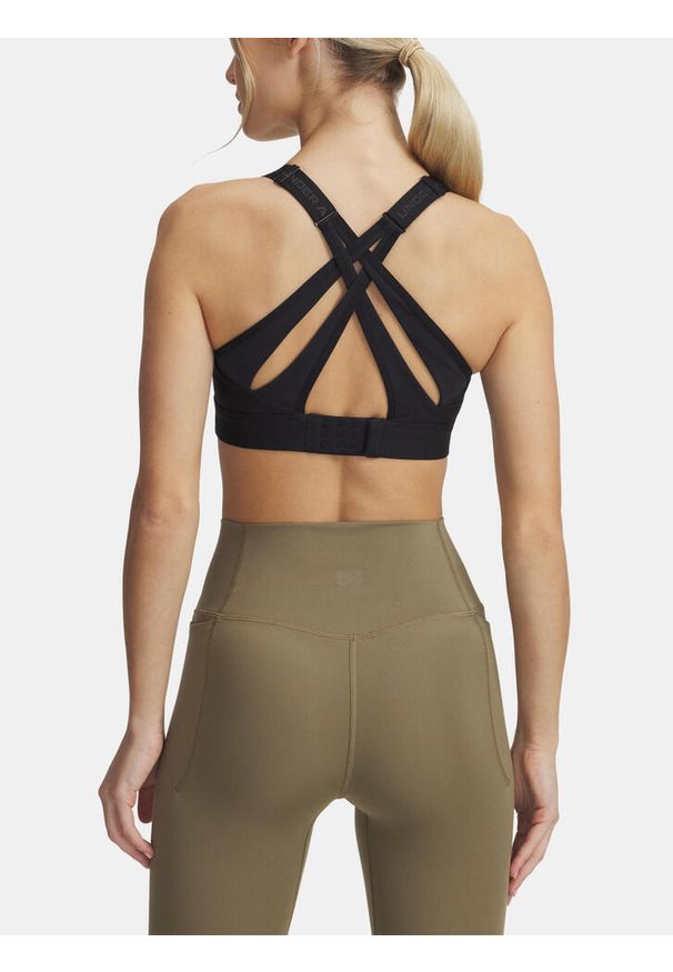 Biustonosz treningowy Under Armour Infinity High Strappy. Kolor: czarny. Sport: fitness