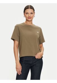 Guess Jeans T-Shirt W4YI05 K8HM0 Khaki Regular Fit. Kolor: brązowy. Materiał: bawełna #1