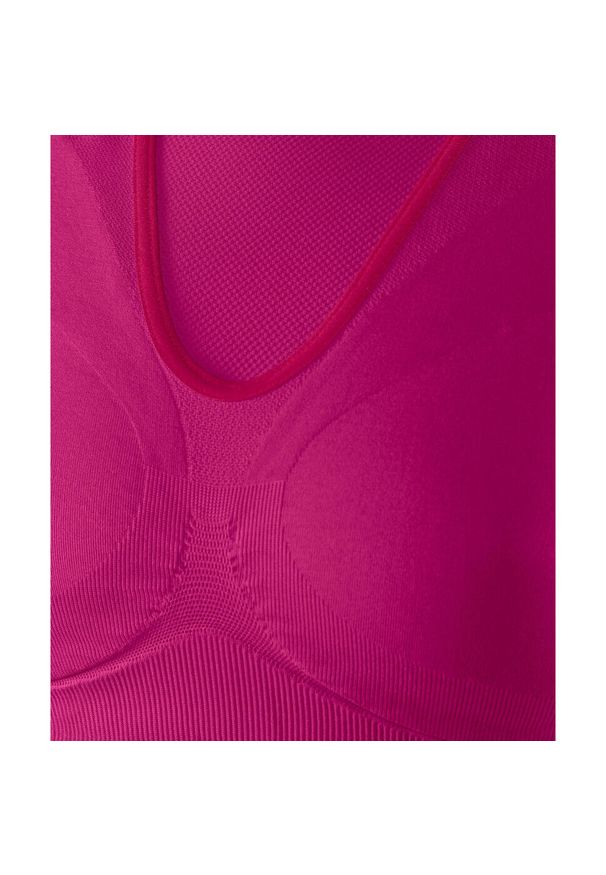 Biustonosz damski Falke Maximum Support. Kolor: czerwony. Sport: fitness