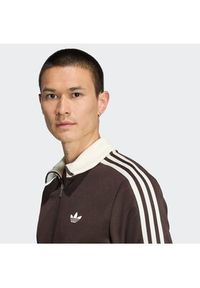 Adidas - adidas Bluza adicolor Classic KE1665 Brązowy Slim Fit. Kolor: brązowy. Materiał: bawełna #2
