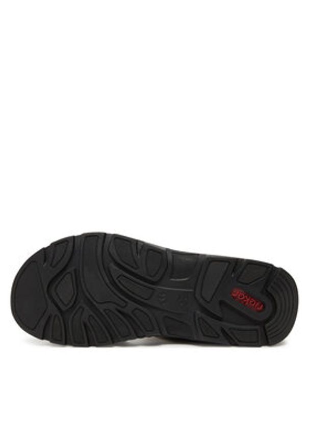 Rieker Sandały 26156-25 Brązowy. Kolor: brązowy. Materiał: materiał, syntetyk