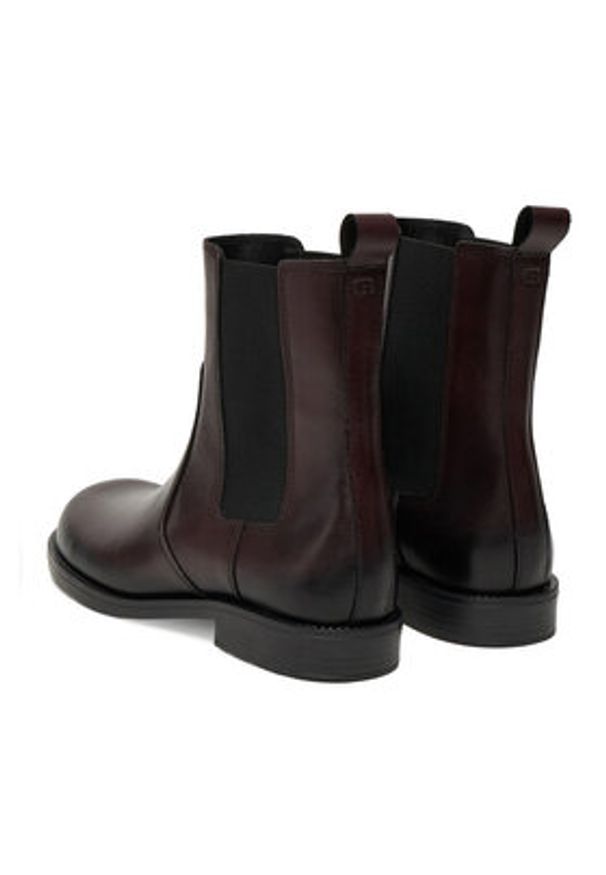 Gino Rossi Sztyblety C-MASSI-25650 Bordowy. Kolor: czerwony. Materiał: skóra