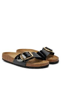 Birkenstock Klapki Madrid Big Buckle Bf 1027785 Czarny. Kolor: czarny. Materiał: skóra #6