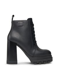 Tommy Jeans Botki Tjw High Heel Lace Up Boot EN0EN02408 Czarny. Kolor: czarny #1
