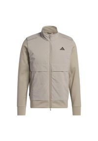 Adidas - Kurtka Ultimate365 Tour Frostguard Full-Zip. Typ kołnierza: golf. Kolor: beżowy. Sport: golf