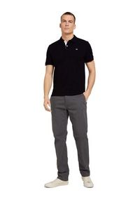 Tom Tailor Polo 1027713 Czarny Regular Fit. Typ kołnierza: polo. Kolor: czarny. Materiał: bawełna #6