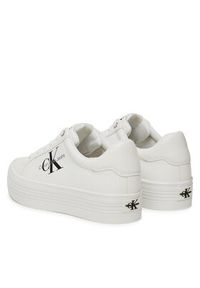 Calvin Klein Jeans Tenisówki YW0YW00847 Biały. Kolor: biały. Materiał: skóra #4