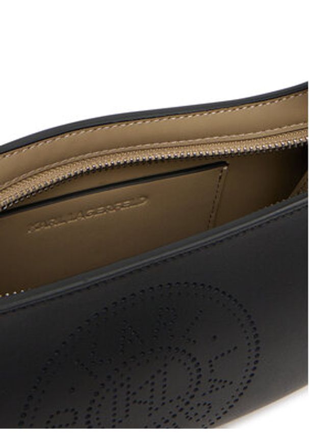 Karl Lagerfeld - KARL LAGERFELD Torebka A3W30061 Czarny. Kolor: czarny. Materiał: skórzane