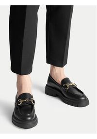 Gino Rossi Loafersy GRACE-I23-26370PE Czarny. Kolor: czarny. Materiał: skóra #8