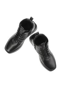 Czarne Sneakersy Artiker Modne Buty Damskie. Kolor: czarny #4
