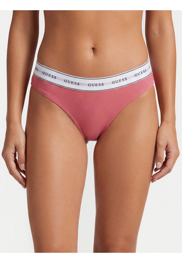 Guess Figi klasyczne O97E02 KBBU1 Różowy. Kolor: różowy. Materiał: bawełna
