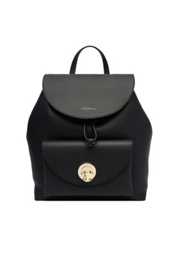 Coccinelle Plecak TOA Coccinellenikla E1 TOA 14 01 01 Czarny. Kolor: czarny. Materiał: skóra