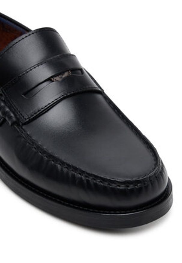 Naked Wolfe Mokasyny Riviera Czarny. Kolor: czarny. Materiał: skóra