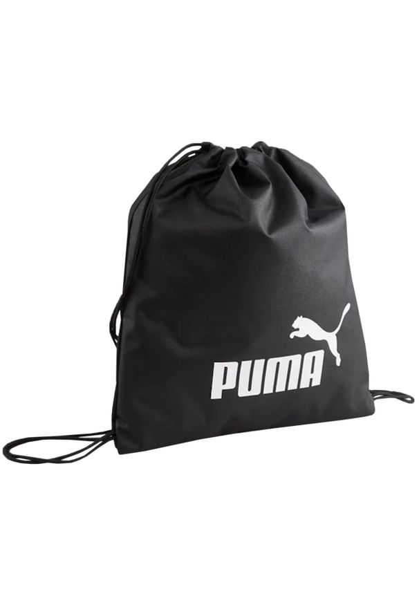 Worek na buty Puma Phase Gym Sack. Kolor: czarny. Styl: sportowy