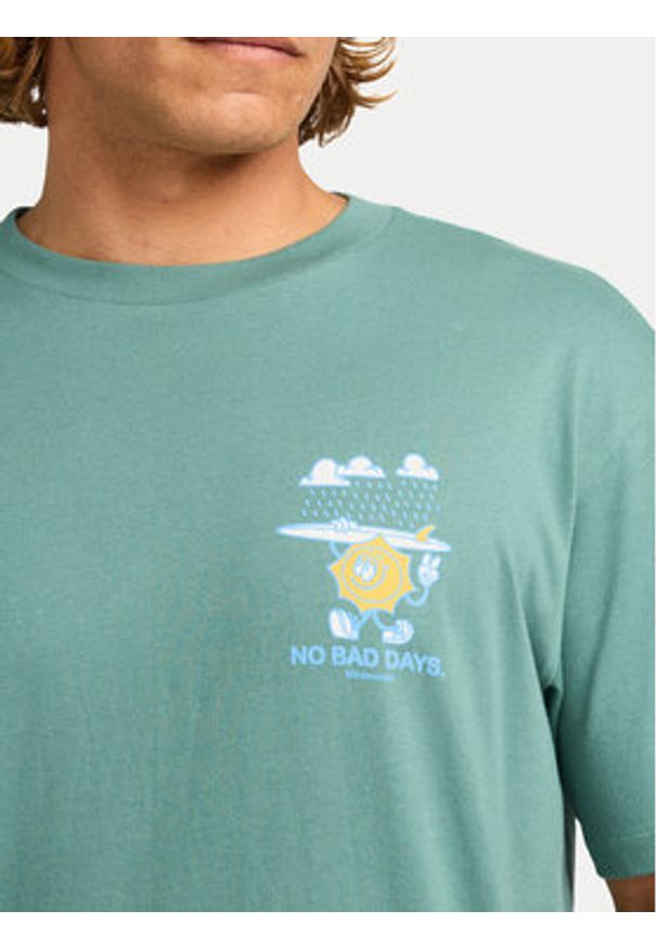 Billabong T-Shirt Gimmicks EBYZT00363 Zielony Regular Fit. Kolor: zielony. Materiał: bawełna