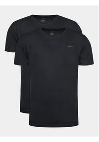 GANT - Gant Komplet 2 t-shirtów C-Neck 2 Pack 900002008 Czarny Regular Fit. Kolor: czarny. Materiał: bawełna #5