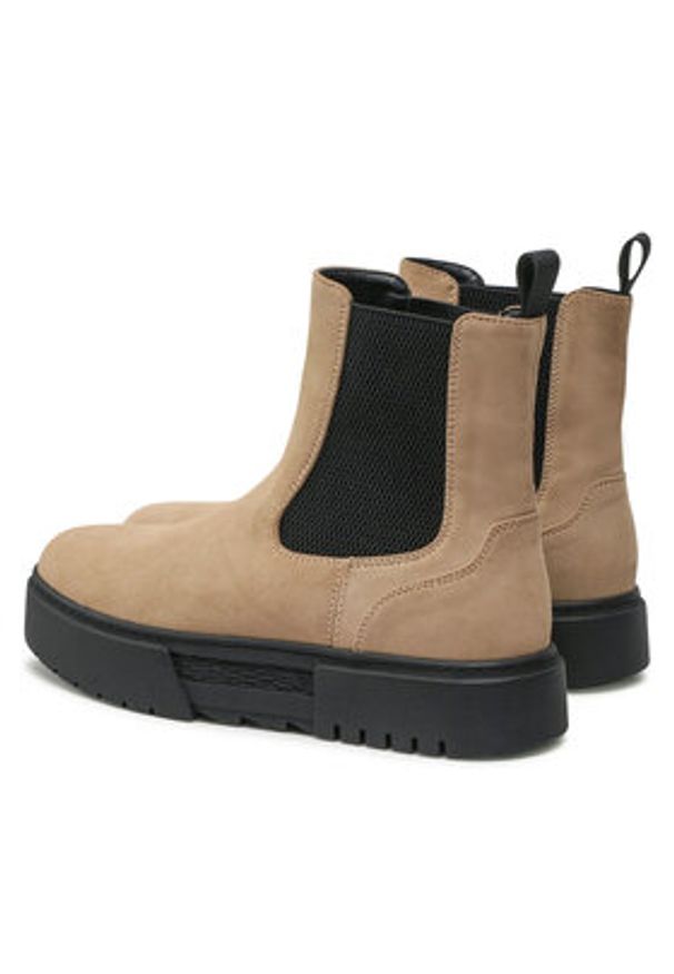 Jenny Fairy Sztyblety WS5895-01 Beżowy. Kolor: beżowy. Materiał: skóra