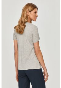Lauren Ralph Lauren - T-shirt 200817012001. Okazja: na co dzień. Kolor: szary. Wzór: aplikacja. Styl: casual #5