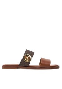 MICHAEL Michael Kors Klapki Vera Sandal 40S4VEFS1B Brązowy. Kolor: brązowy. Materiał: skóra