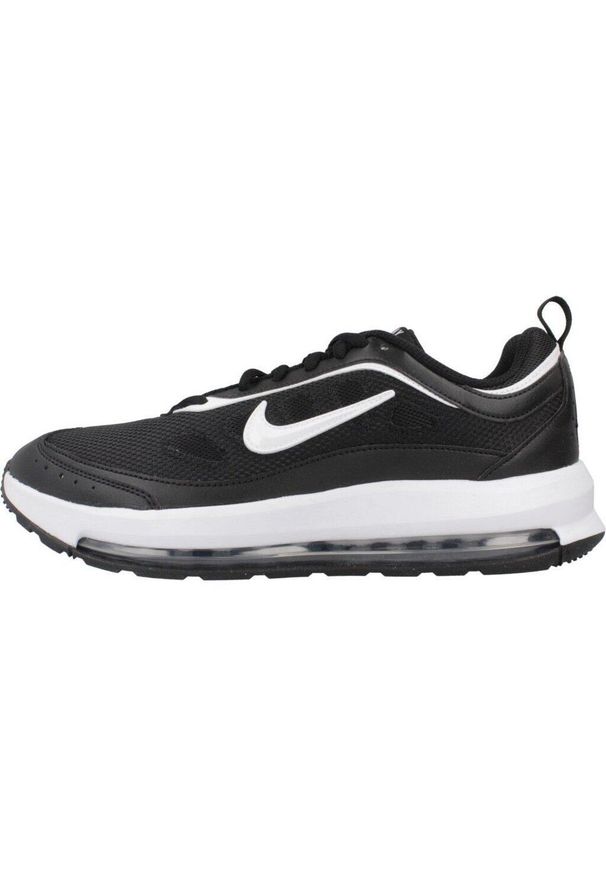 Tenisówki Nike Model Nike Air Max Ap Kolor Czarny. Okazja: na co dzień. Zapięcie: sznurówki. Kolor: biały, wielokolorowy, czarny. Materiał: materiał, syntetyk, tkanina. Szerokość cholewki: normalna. Model: Nike Air Max. Sport: turystyka piesza