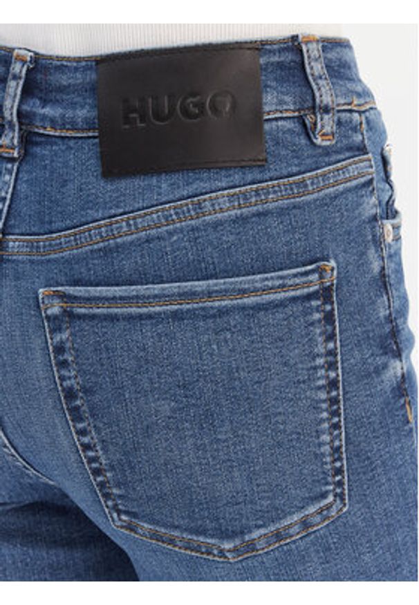 Hugo - HUGO Jeansy Girall 1 50558698 Niebieski Skinny Fit. Kolor: niebieski