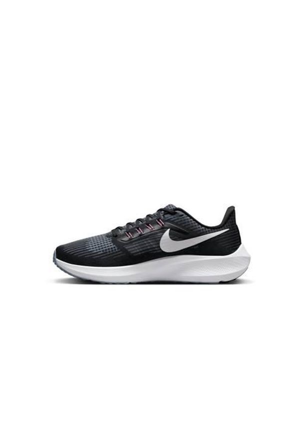 Buty do biegania męskie Nike Pegasus 39 Extra Wide. Zapięcie: sznurówki. Kolor: czarny, niebieski. Materiał: materiał, tkanina, syntetyk, guma. Szerokość cholewki: normalna