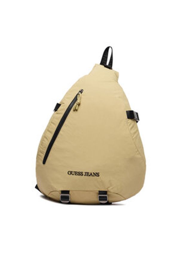 Guess Jeans Plecak EOWB-GUESS-KL-001-09 Beżowy. Kolor: beżowy. Materiał: materiał