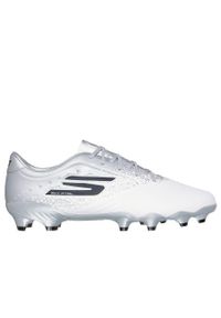skechers - Buty piłkarskie Skechers Razor 1.5 Academy FG. Kolor: biały, szary, wielokolorowy. Model: Skechers Sport. Sport: piłka nożna