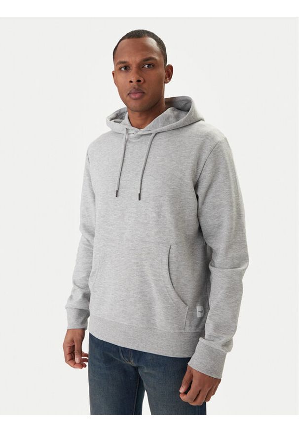 Jack & Jones Bluza Basic 12182537 Szary Regular Fit. Kolor: szary. Materiał: bawełna