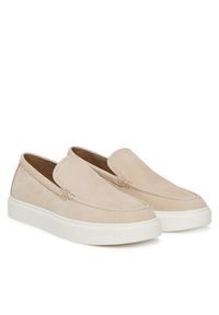 Calvin Klein Półbuty Hybrid Moccasin Nu HM0HM01902 Beżowy. Kolor: beżowy. Materiał: skóra #5