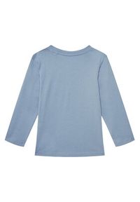 Guess Bluzka N5YI23 K8HM4 Niebieski Regular Fit. Kolor: niebieski. Materiał: bawełna