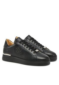 Philipp Plein - PHILIPP PLEIN Sneakersy SAES USC0692 PLE075 Czarny. Kolor: czarny. Materiał: skóra #4