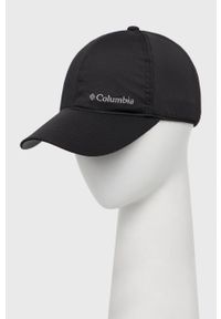 columbia - Columbia Czapka kolor czarny z aplikacją. Kolor: czarny. Materiał: materiał. Wzór: aplikacja