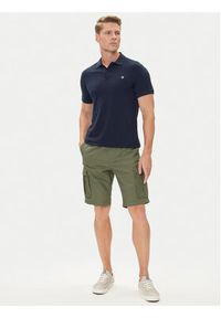 Petrol Industries Szorty materiałowe M-1050-SHO600 Zielony Cargo Fit. Kolor: zielony. Materiał: bawełna #2