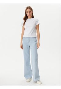 Guess T-Shirt V5GI15 J1314 Biały Slim Fit. Kolor: biały. Materiał: bawełna #5