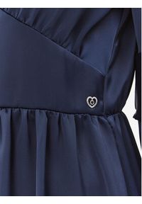 Please Sukienka koktajlowa A1VAAYP000 Granatowy Regular Fit. Kolor: niebieski. Materiał: syntetyk. Styl: wizytowy #2